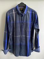 PME-LEGEND OVERHEMD LM PSI206221, mt M, kl blauw/grijs, ZGAN, Blauw, Zo goed als nieuw, Pme Legend, Halswijdte 39/40 (M)