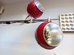 Vintage dubbele bollamp, Huis en Inrichting, Lampen | Vloerlampen, Design vloerlamp, 150 tot 200 cm, Gebruikt, Ophalen of Verzenden