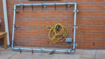 Steigerbuisframe voor buitenposter voor doek van 80 x 120 cm beschikbaar voor biedingen