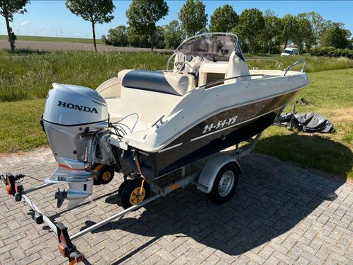 Prins 480 consoleboot, Watersport en Boten, Vis- en Consoleboten, Zo goed als nieuw, 50 tot 70 pk, 3 tot 6 meter, Benzine, Buitenboordmotor