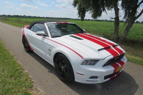 Ford Mustang GT 5.0 V8 418 pk Cabrio Softop 60.000km 2014 [, Auto diversen, Schadeauto's, Automaat, Benzine, Cabriolet, Wit