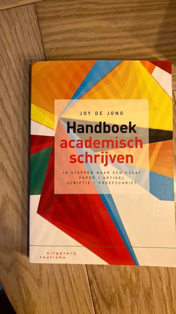 Joy de Jong - Handboek academisch schrijven beschikbaar voor biedingen