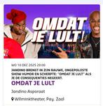 Jandino 2X Rij 1 Ticket Wilminktheater Enschede, Tickets en Kaartjes, Twee personen, December