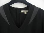 Balmain black dress jurk lange mouw met zwarte (quilted) pu, Balmain, Maat 38/40 (M), Ophalen of Verzenden, Zo goed als nieuw