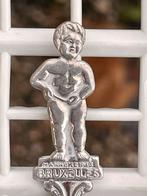 Verzilverd theelepeltje Manneke Pis Brussel, Antiek en Kunst, Ophalen of Verzenden