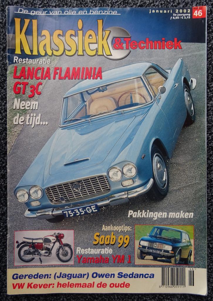Klassiek & Techniek 46-2002 - Yamaha YM1, Boeken, Motoren, Gelezen, Algemeen, Ophalen of Verzenden