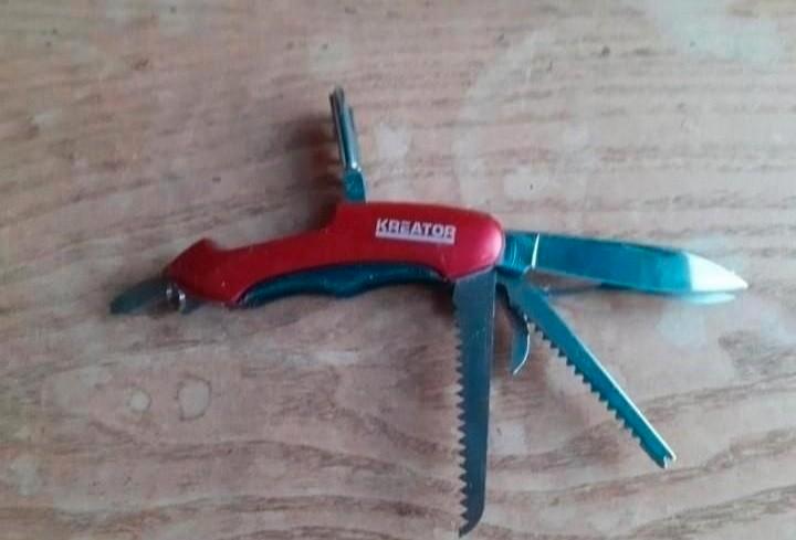 Zakmes mancave 11 delig, Doe-het-zelf en Verbouw, Gereedschap | Handgereedschap, Gebruikt, Ophalen of Verzenden