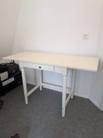 Uitklapbaar wit bureau IKEA Ingetorp 50x74x68/127 cm, Huis en Inrichting, Bureaus, Ophalen, Gebruikt, Bureau