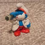 Kapitein smurf figuurtje uit 1981, Verzamelen, Smurfen, Ophalen of Verzenden, Gebruikt