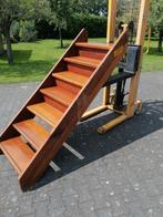 Te koop hardhouten trap, Doe-het-zelf en Verbouw, Ladders en Trappen, Ophalen, Gebruikt, 2 tot 4 meter