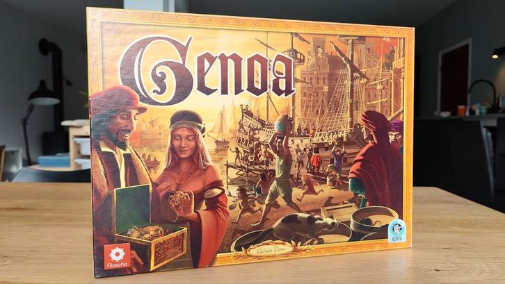 Genoa Bordspel - Strategie & Handel!, Hobby en Vrije tijd, Gezelschapsspellen | Bordspellen, Zo goed als nieuw, Drie of vier spelers