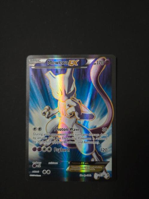 Mewtwo ex 157/162 Pokemon Breaktrough full art, Hobby en Vrije tijd, Verzamelkaartspellen | Pokémon, Zo goed als nieuw, Booster