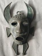 Bronzen Kpelie masker, Senufo volk. Duivel, devil, Antiek en Kunst, Ophalen of Verzenden