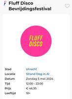 4x Fluff Disco kaartjes Utrecht, Tickets en Kaartjes, Evenementen en Festivals, Drie personen of meer