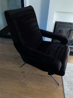 Eleonora fauteuil zwart velvet Lana, Ophalen of Verzenden, Zo goed als nieuw