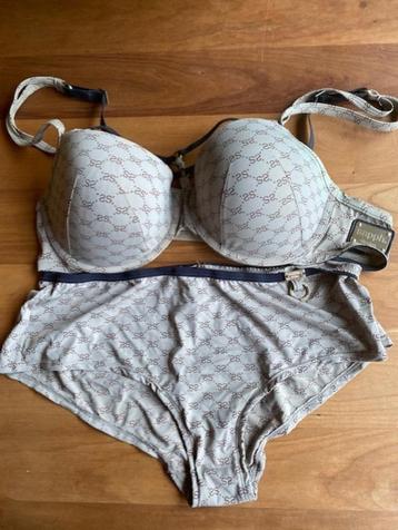 Balconette bh, Sapph design, C85, hipster XL taupe NIEUW beschikbaar voor biedingen