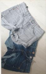 Vingino 2 spijkershorts 134, Kinderen en Baby's, Kinderkleding | Maat 134, Broek, Meisje, Ophalen of Verzenden, Zo goed als nieuw