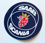 SAAB SCANIA retro Sticker -  Glans laminaat 10cm, Ophalen of Verzenden