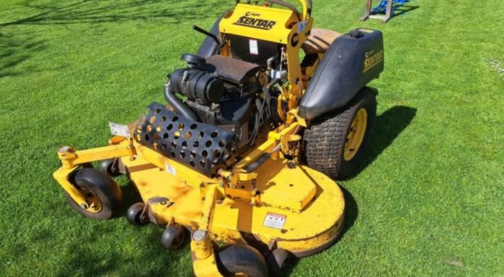 Professionele Wright Sentar Zitmaaier -160 cm zero turn, Tuin en Terras, Grasmaaiers, Gebruikt, Benzine-grasmaaier, 50 cm of meer