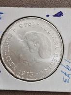 10 Gulden Juliana 1973, Koningin Juliana, Zilver, Ophalen of Verzenden, Losse munt