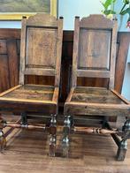2 antieke Engelse stoelen, circa 1730 €325, Antiek en Kunst, Antiek | Meubels | Stoelen en Banken, Ophalen
