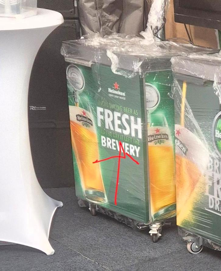 Heineken biertap  975 euro, Witgoed en Apparatuur, Thuistaps, Zo goed als nieuw, Overige merken, Ophalen of Verzenden