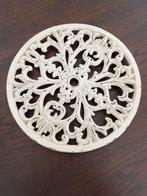 Gietijzeren onderzetter, wit, brocante., Huis en Inrichting, Woonaccessoires | Onderzetters, Ophalen, Zo goed als nieuw, Overig