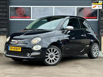 Fiat 500 1.2 Lounge Panoramadak Navi Clima Cruise Carplay beschikbaar voor biedingen