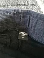 Zwarte geribbelde joggingsbroek Maat 80, Gebruikt, Europe Kids, Broekje, Onbekend