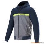 Alpinestars CHROME STREET MOTORHOODIE, Blauw-Grijs, Motoren, Kleding | Motorkleding, Ophalen of Verzenden, Nieuw met kaartje