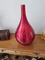 Decoratie vaas, Ophalen of Verzenden, Zo goed als nieuw, Rood, Minder dan 50 cm