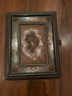 Twee antieke fotoalbums met metalen sluiting, Audio, Tv en Foto, Fotoalbums en Accessoires, Ophalen, Gebruikt, Fotoalbum