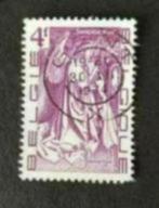 Belgie 1902004 engel, Verzenden, Gestempeld, Frankeerzegel, Kunst