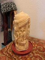 Decoratieve Kaars met Figuren, Overige materialen, Gebruikt, Wit, Ophalen of Verzenden