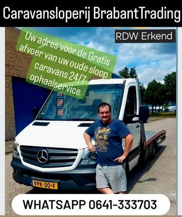 Gratis afvoer van uw oude-sloop caravan door heel Gelderland beschikbaar voor biedingen