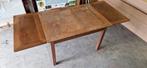 Vintage uitschuifbare oude tafel 1965, Ophalen, Gebruikt, Vijf personen of meer, Rechthoekig