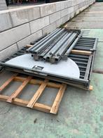 Poort en spijlen hekwerk, Tuin en Terras, Tuinhekken en Hekwerk, Ophalen of Verzenden, Gebruikt, IJzer, Spijlenhekwerk