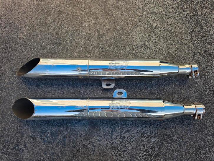 Silver Tail Custom Pipes Yamaha Dragstar XVS1100A, Motoren, Onderdelen | Overige, Gebruikt, Ophalen of Verzenden