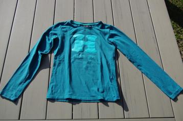 Longsleeve JBC groen met letter H, maat 134 beschikbaar voor biedingen