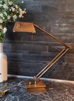 Holtkotter tafel/bureau/wandlamp messing met dimmer, Huis en Inrichting, Ophalen of Verzenden, Zo goed als nieuw, Minder dan 50 cm