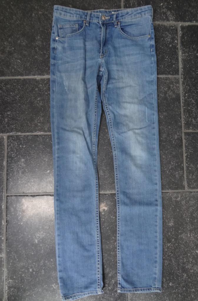 Spijkerbroek maat 164, Slim, H&M, Kinderen en Baby's, Kinderkleding | Maat 164, Zo goed als nieuw, Jongen, Broek, Ophalen of Verzenden