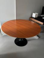 Knoll Tulip Tafel - Zeldzaam Hout!, Huis en Inrichting, Tafels | Eettafels, Ophalen, Gebruikt, 100 tot 150 cm, Rond