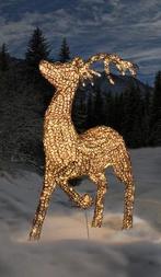 Exclusief Zeer groot Led-Rendier In Glasoptiek. 400 Led's, Ophalen of Verzenden, Nieuw