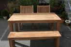 Tuintafels Teakhout & mogelijkheid losse Bankjes, div maten., Tuin en Terras, Tuinsets en Loungesets, Ophalen of Verzenden, Nieuw
