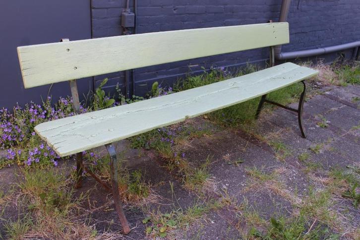 Brocante - Decoratieve doorleefde tuinbank!, Tuin en Terras, Tuinbanken, Gebruikt, Overige materialen, Ophalen