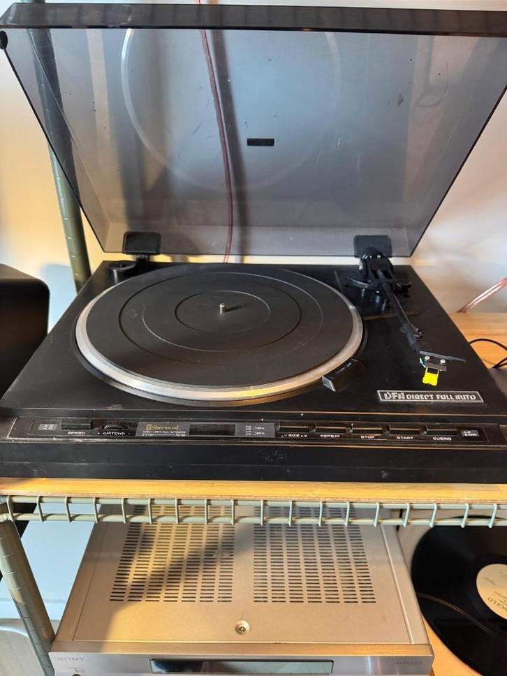 Sherwood PD-704 Direct Drive Platenspeler, Audio, Tv en Foto, Platenspelers, Gebruikt, Platenspeler, Overige merken, Pitch-regelaar