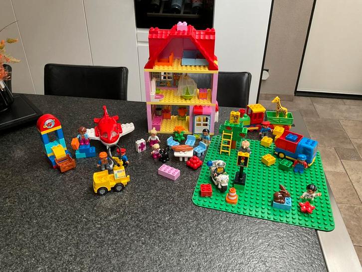 Duplo Verzameling 12 met Speelhuis, Kinderen en Baby's, Speelgoed | Duplo en Lego, Gebruikt, Duplo, Ophalen