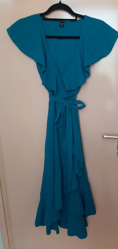 Oudblauw SHEIN jurkje - Maat S, Kleding | Dames, Jurken, Nieuw, Maat 36 (S), Blauw, Boven de knie, Ophalen of Verzenden