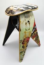 Krukje gemaakt van skateboarden - Deckstool, Ophalen of Verzenden, Zo goed als nieuw, Skateboard