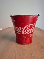 ijzeren emmer coca cola, Ophalen of Verzenden, Zo goed als nieuw, IJzer, Met handgreep